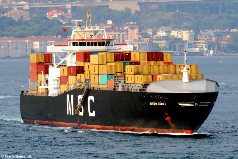 MSC MIA SUMMER - IMO 9169067 - Callsign 3EAI4 - ShipSpotting.com - Ship  Photos and Ship Tracker