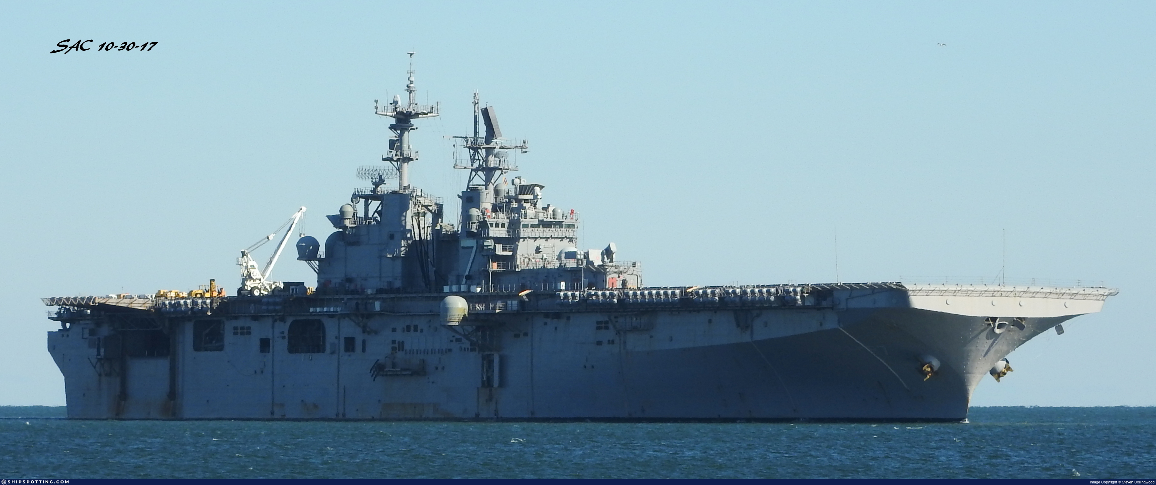 USS Iwo Jima LHD7 - IMO 4681668 - ShipSpotting.com - Ship Photos,  Information, Videos and Ship Tracker